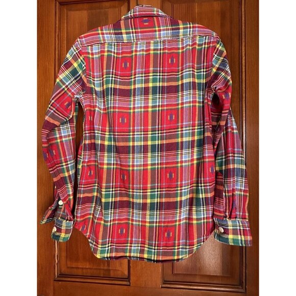 Polo Ralph Lauren Aztec Southwestern Button Up Shirt Men's XS Travis Scott Red - Picture 4 of 11